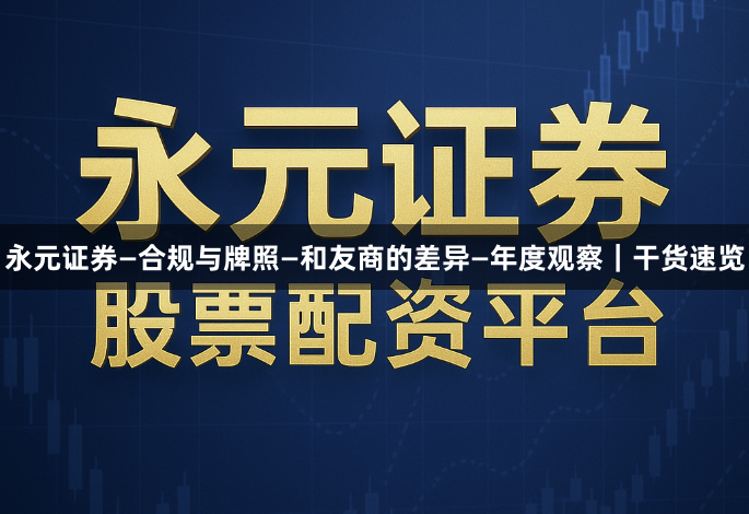 永元证券—合规与牌照—和友商的差异—年度观察｜干货速览