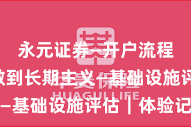 永元证券—开户流程—如何做到长期主义—基础设施评估｜体验记