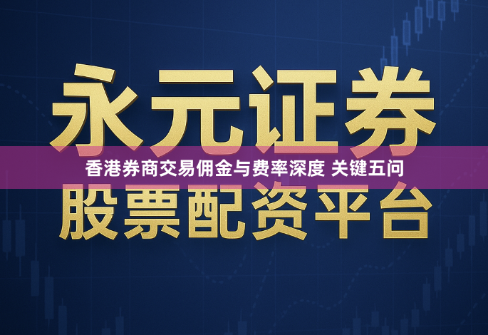 香港券商交易佣金与费率深度 关键五问