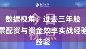 数据视角：过去三年股票配资与资金效率实战经验